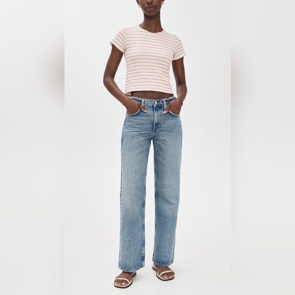 Citizens of Humanity Lindz Low Rise Easy Straight Jeans Quantity:01 Size:25